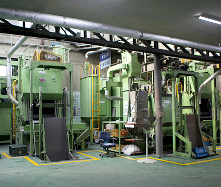 Shot blasting process