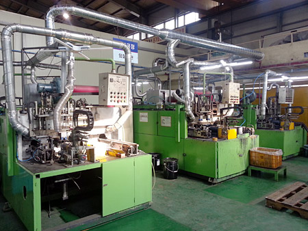 Outer coating line