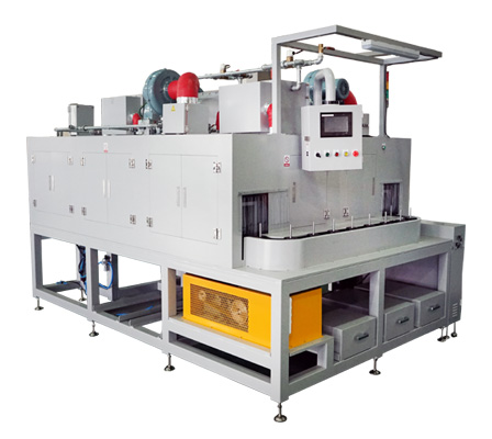 Spray coating line